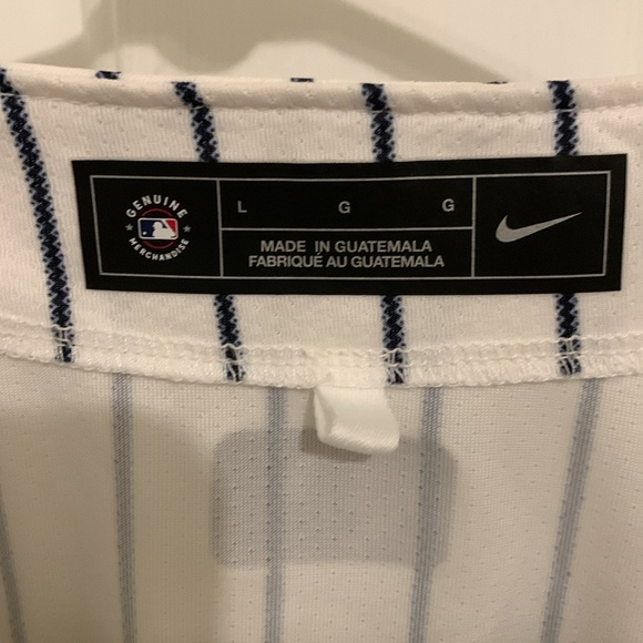 New York Yankees jersey Nike women size Large. New without tags. White stripe - Picture 3 of 7
